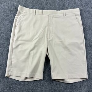 G/FORE Golf Shorts Mens 38 Beige The Slap Embroidered Performance Tech Luxury